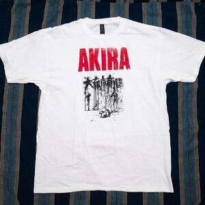 White Akira Graphic Tee